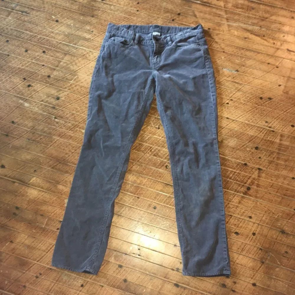 J Crew city fit smoky gray 28S corduroy pants